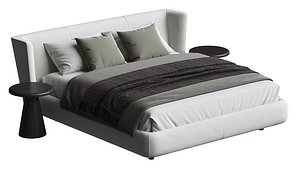 Ditre Italia High end Royal Italian Designer Double Bed Cassoni