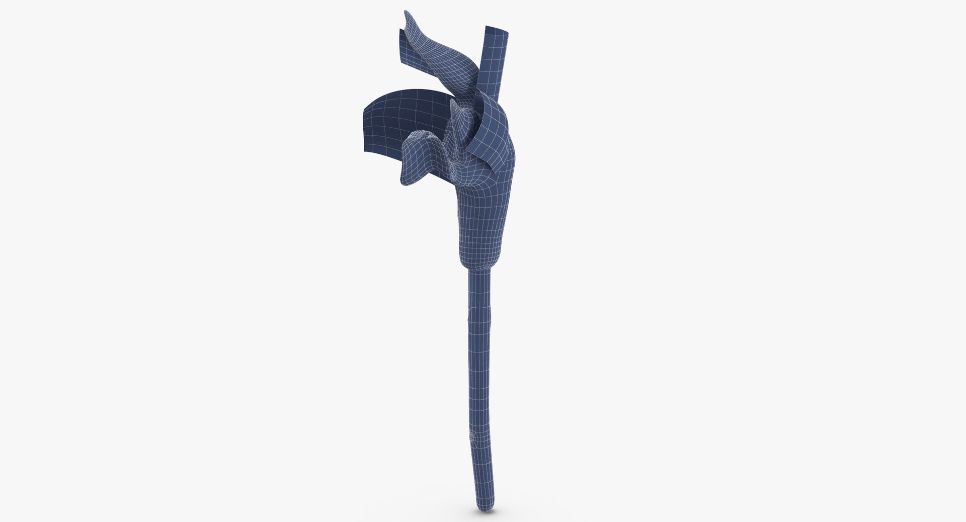 3d Model Of Hand Torch Burning
