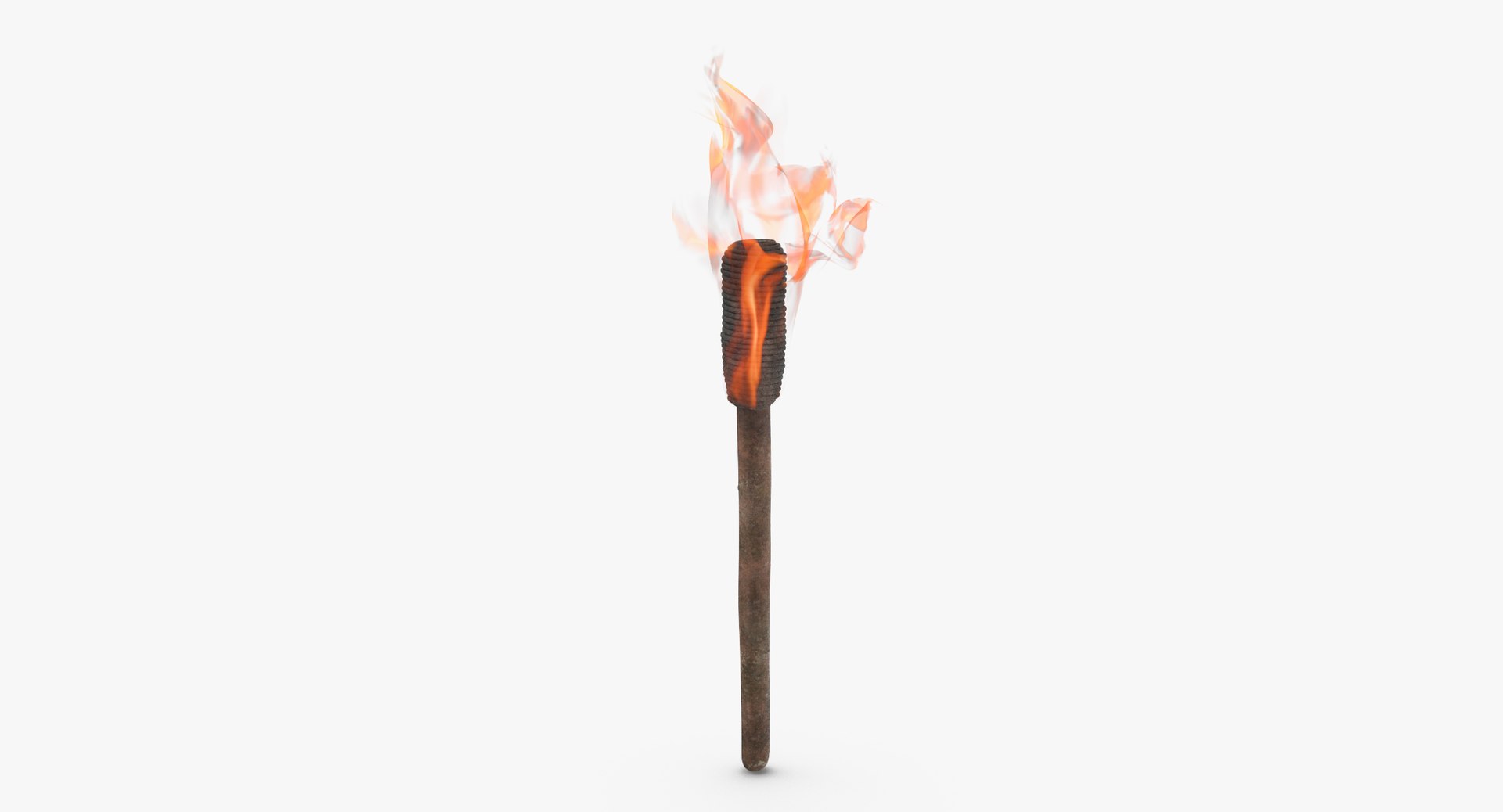 3d Model Of Hand Torch Burning
