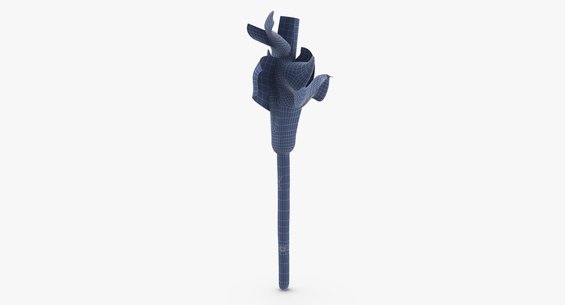 3d Model Of Hand Torch Burning