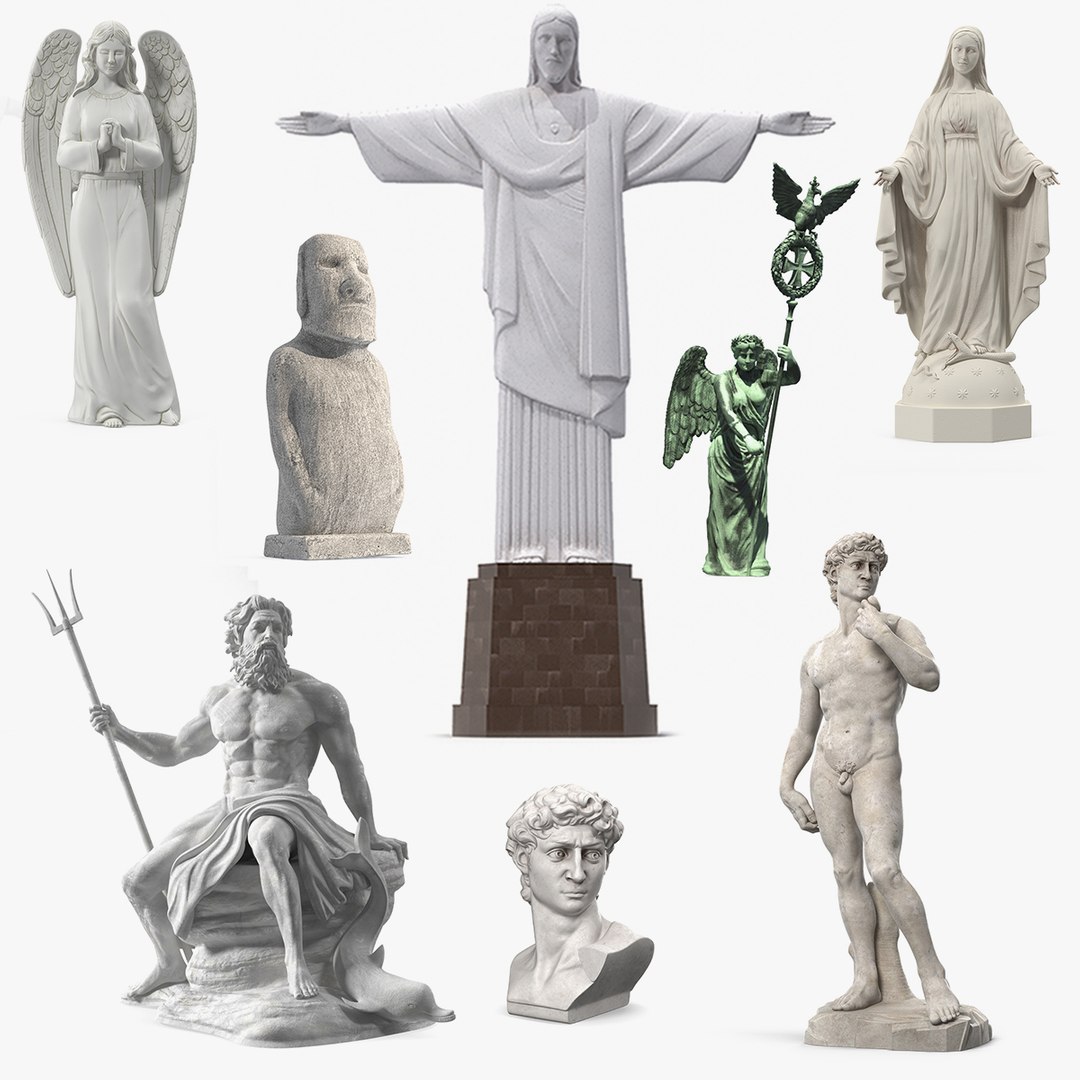 Stone Statues Collection 7