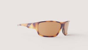 Henrik Stenson Eyewear - Torque Havanna Brown Sport Glasses 3D model