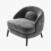 Joseph Dirand Bocca lounge chair