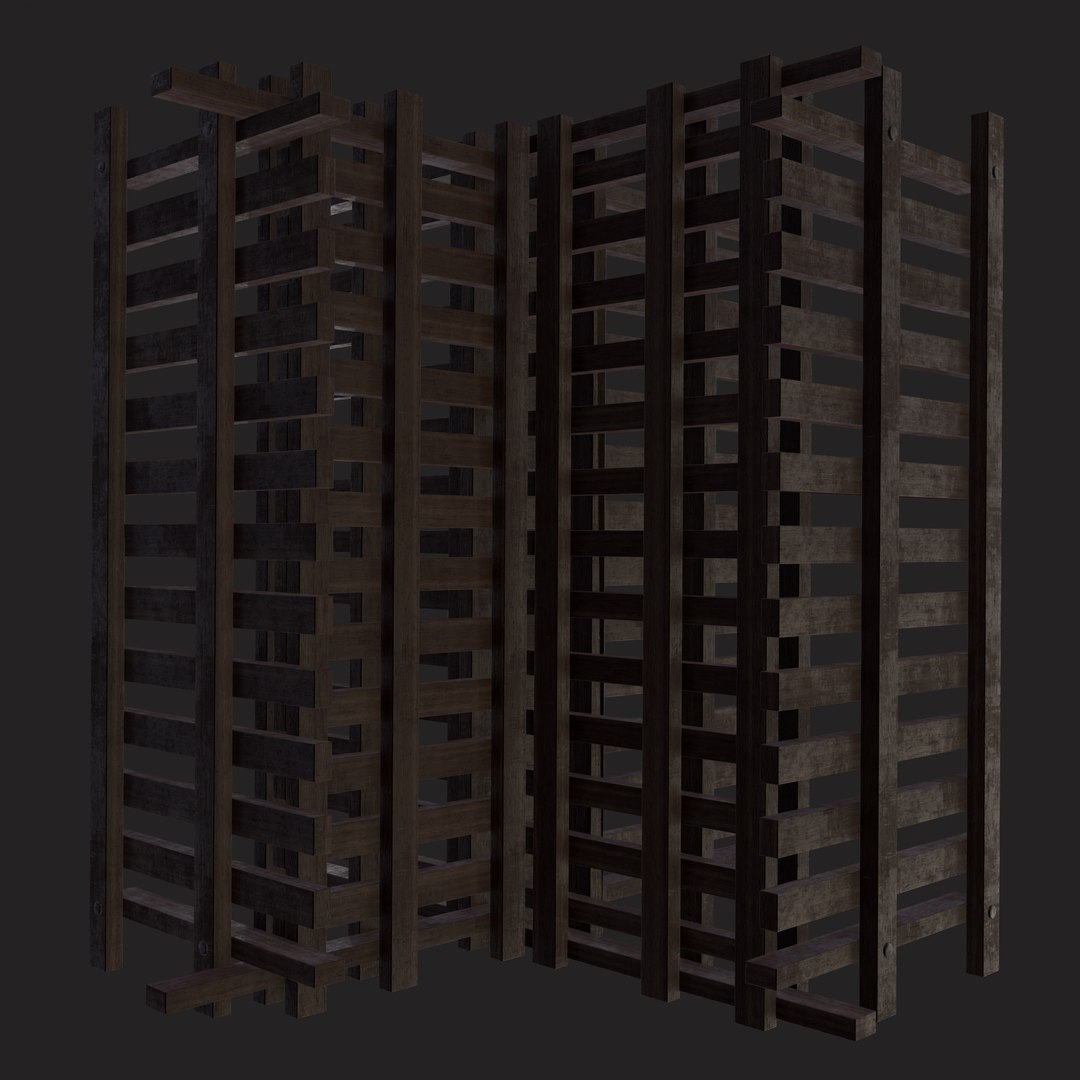 3D Medieval Dish Rack - TurboSquid 1908871