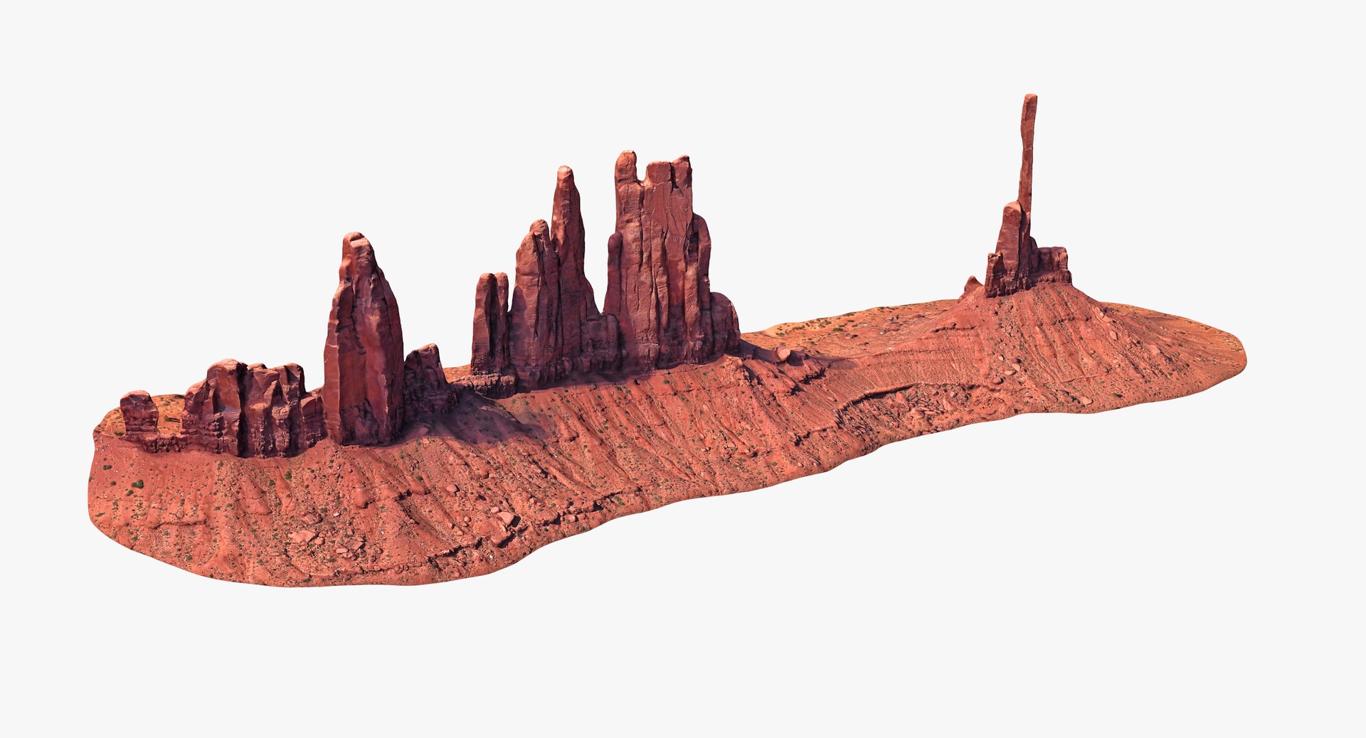 3D Model Sandstone Butte 17 - TurboSquid 1430906