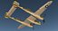 lockheed p-38 lightning wwii model