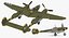 lockheed p-38 lightning wwii model