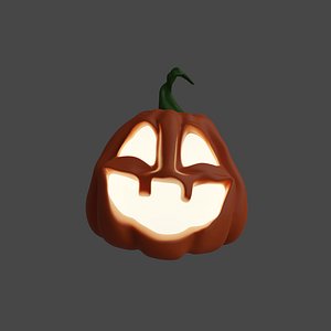 Cute and Funny Halloween Jack-o-Lantern Pumpkin