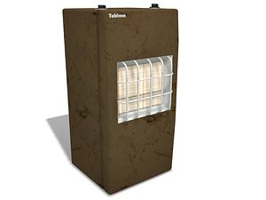 3d model heater oled