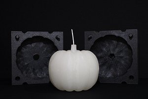 PUMPKIN CANDLE MOLD 3D model
