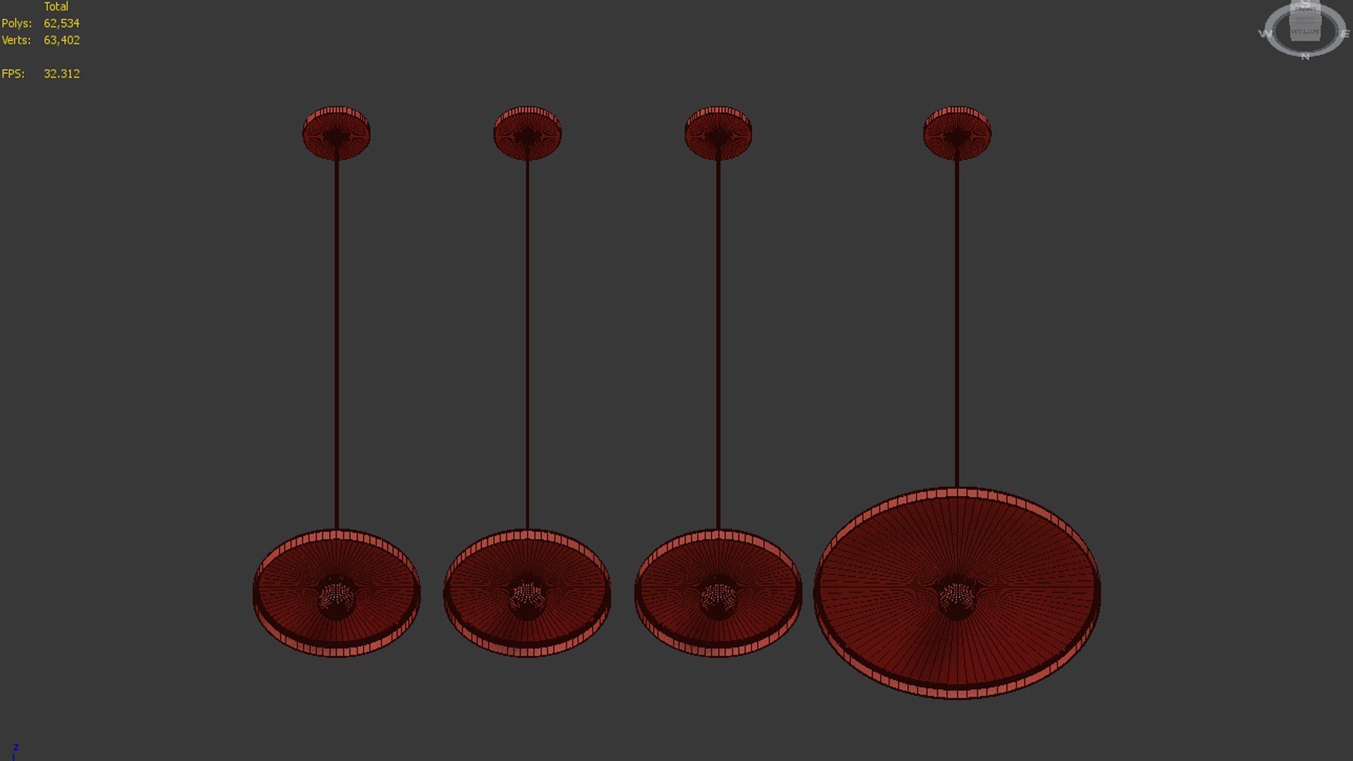 Disk Hanging Lamp By TossB 3D - TurboSquid 1883960