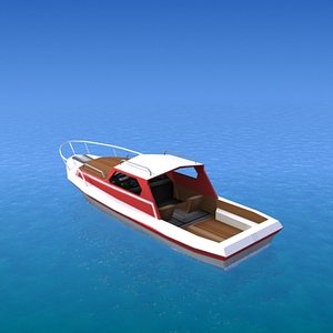 3d model ship yacht