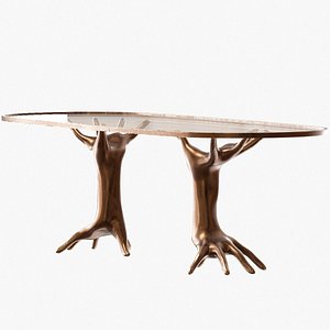 Kelly Wearstler Superluxe Dichotomy Racetrack Table