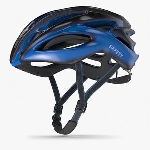 Blue Bicycle Helmet