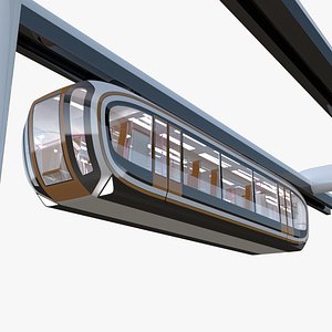 3D Monorail train generic model