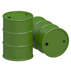 3D Barrel Green