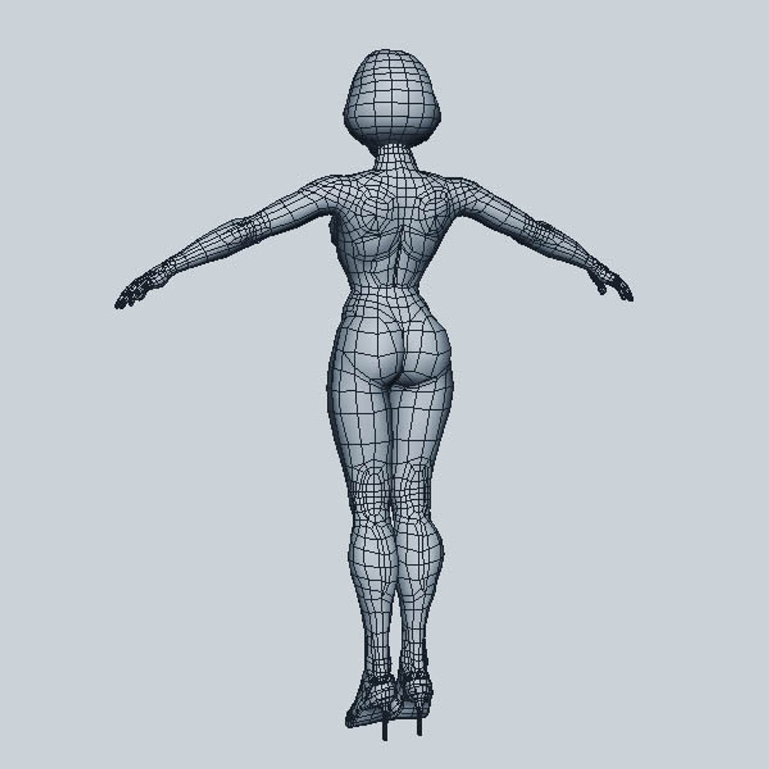 3d Female Woman Human Model