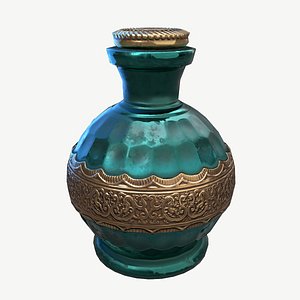 3D potion bottle - ready model