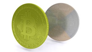 Bitcoin BTC Detailed model 3D