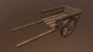 medieval cart 3d model