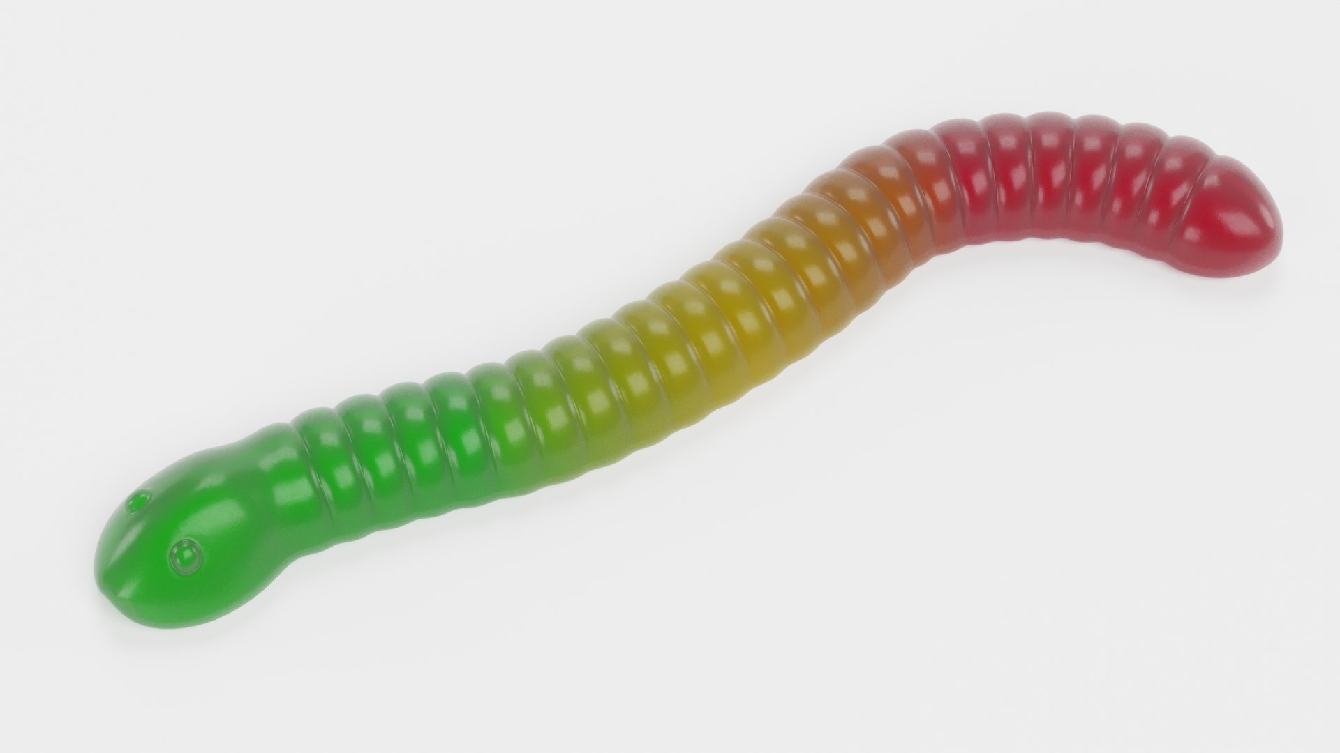 3D Gummy Worm - TurboSquid 1783641