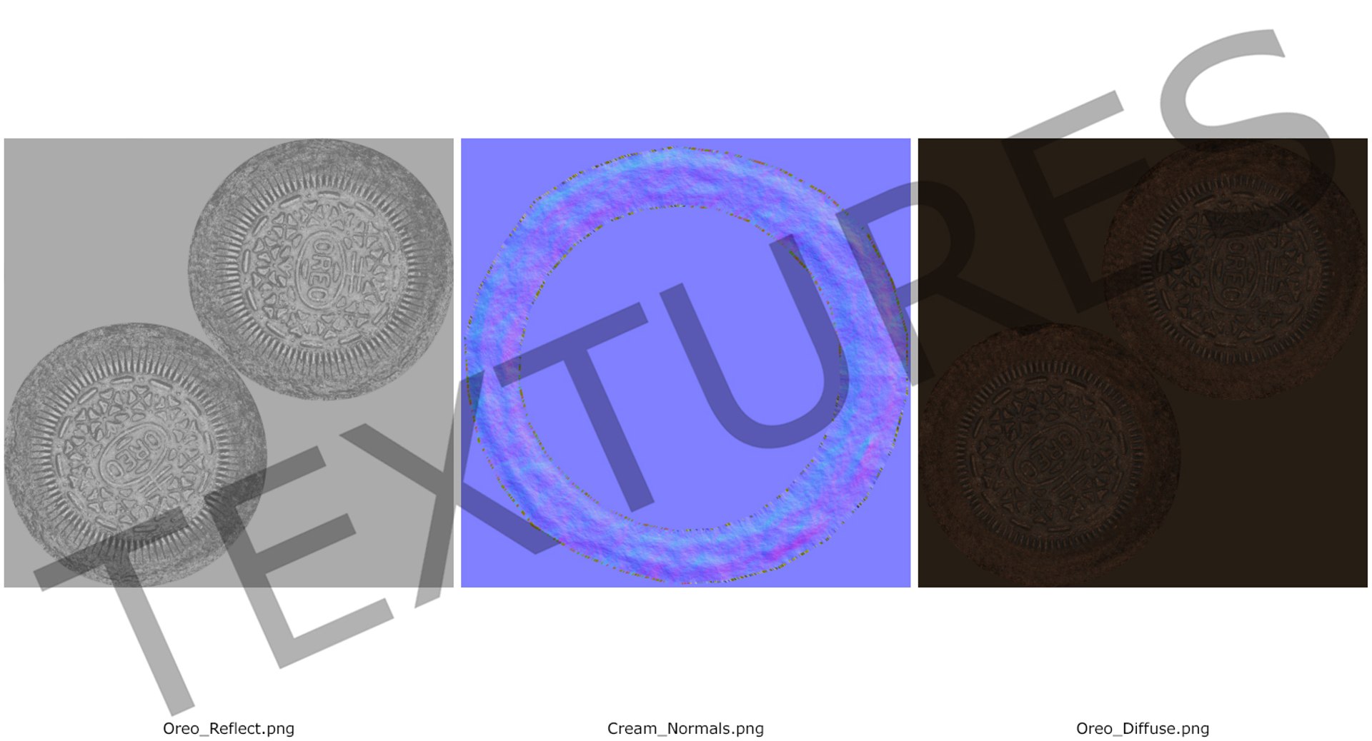 Oreo Cookie 3D Model - TurboSquid 1256314