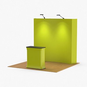 3D model booth-and-backdrop-01----yellow