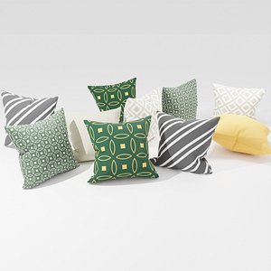 Set of Interior Design Pillows Cushions