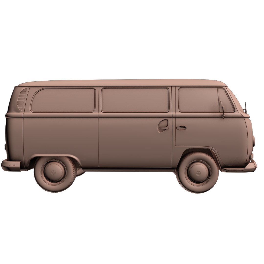 3dsmax Volkswagen Microbus 1979