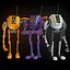 ready robot different skins 3D model
