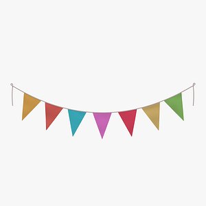 Color Fabric Bunting