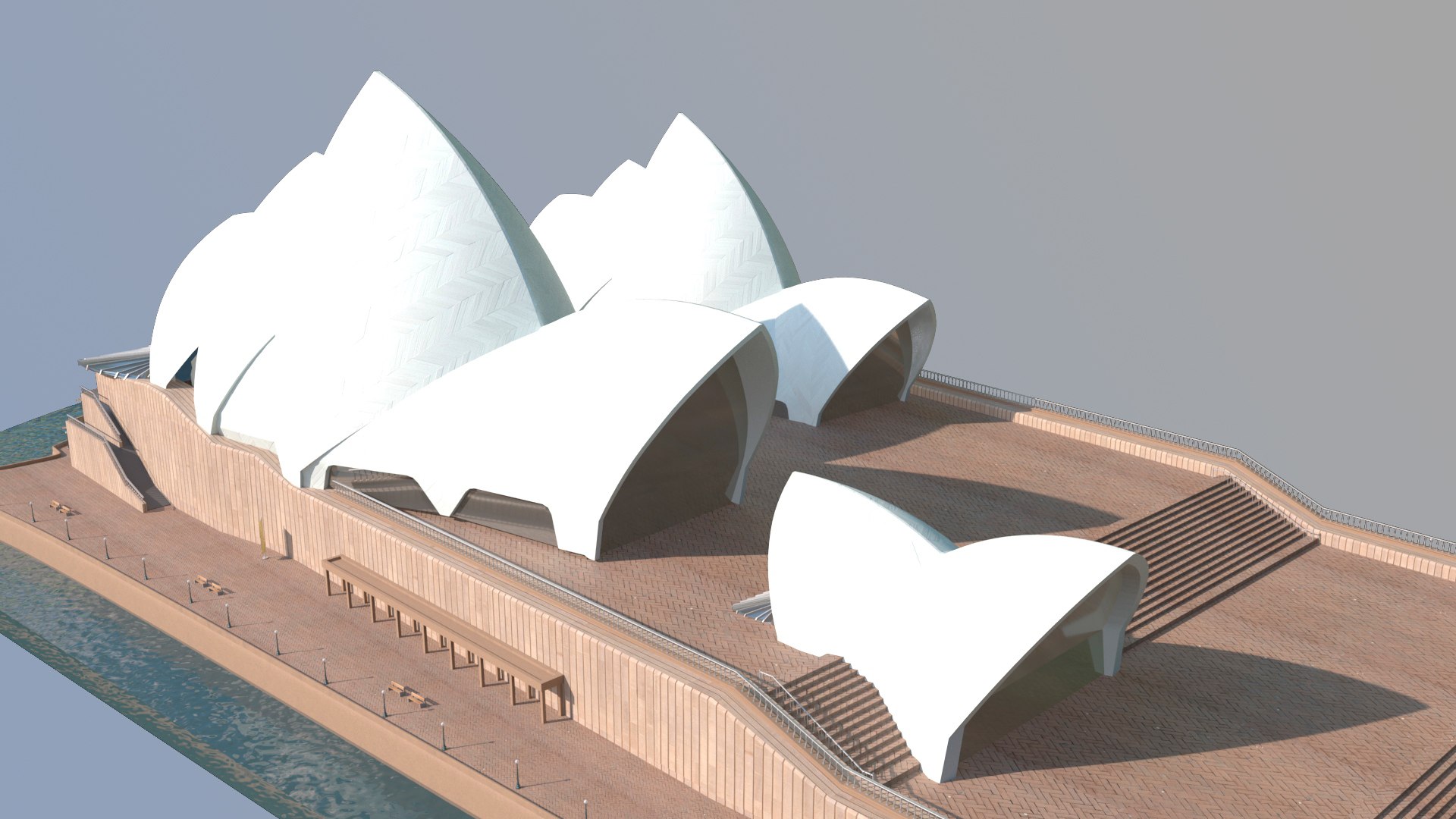 Sydney Opera Theatre 3D Model - TurboSquid 1890740