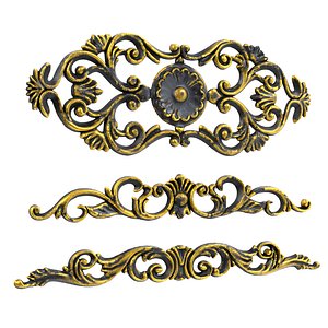 3D 3 Low-Poly Ornament Vol 10-1 model