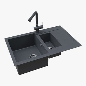 Kitchen Sink Faucet 12 black onyx model