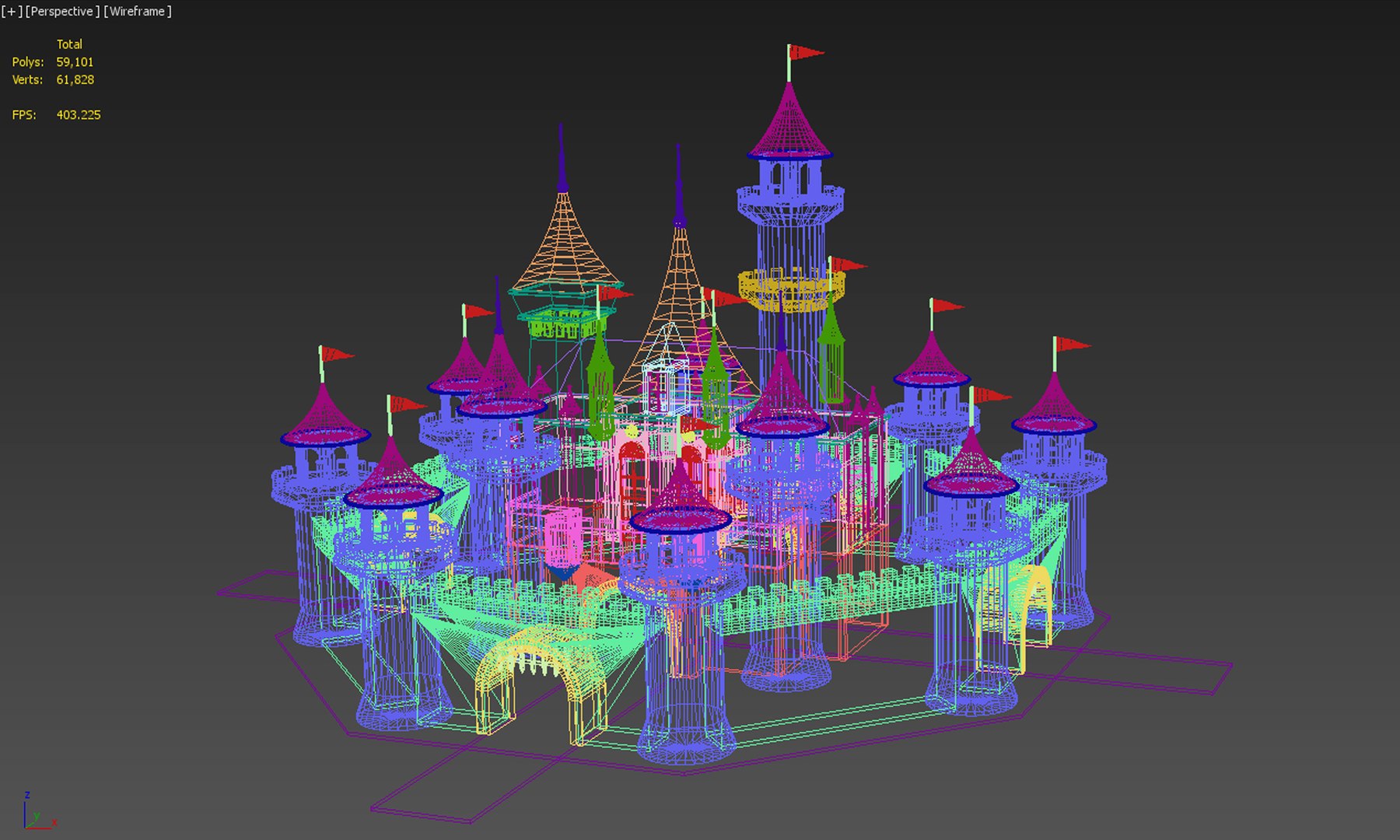 Castle House 3D Model TurboSquid 1636165