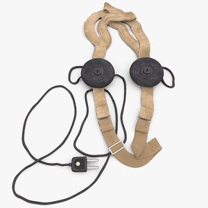 Soviet Military Headphones 3D