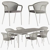 Solpuri Jooy chair Chhrlie table set