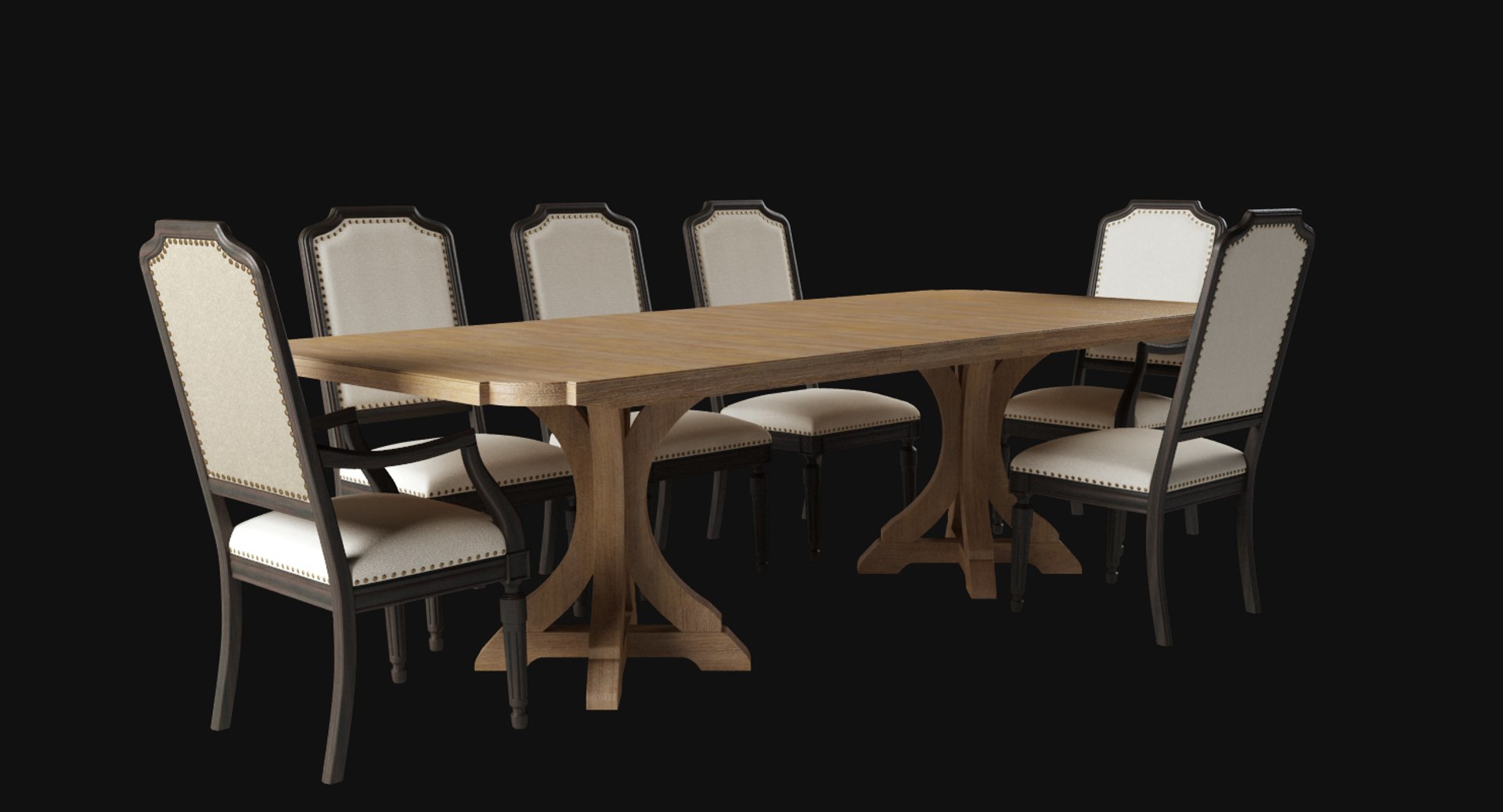 Hooker furniture corsica rectangle deals pedestal dining table