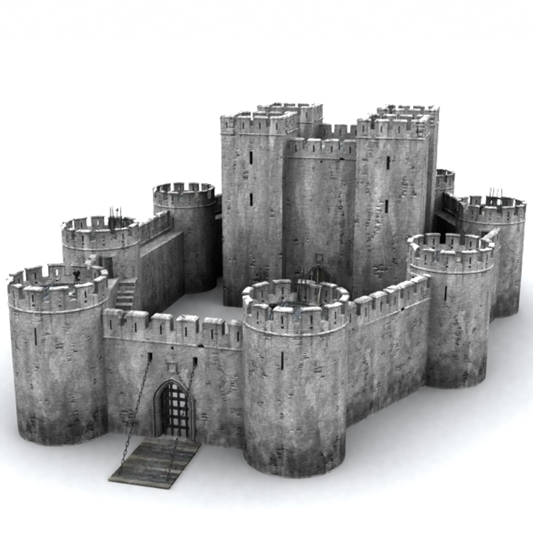 3d Model Medievil Castle