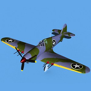 Hawker Hurricane MKII V09 3D