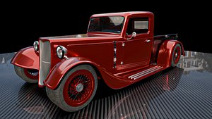 3D vintage vehicle model