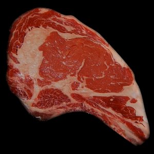 steak meat food 3d model
