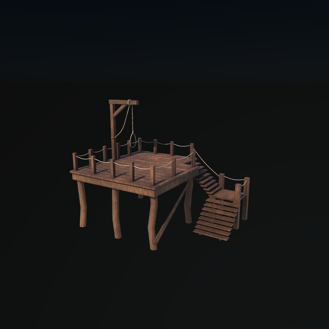 Gallows 3D Model 3D Model - TurboSquid 2338789