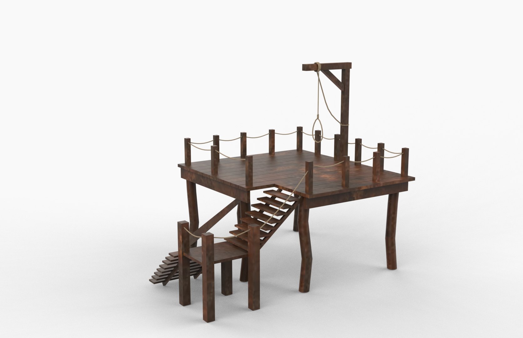 Gallows 3D Model 3D Model - TurboSquid 2338789