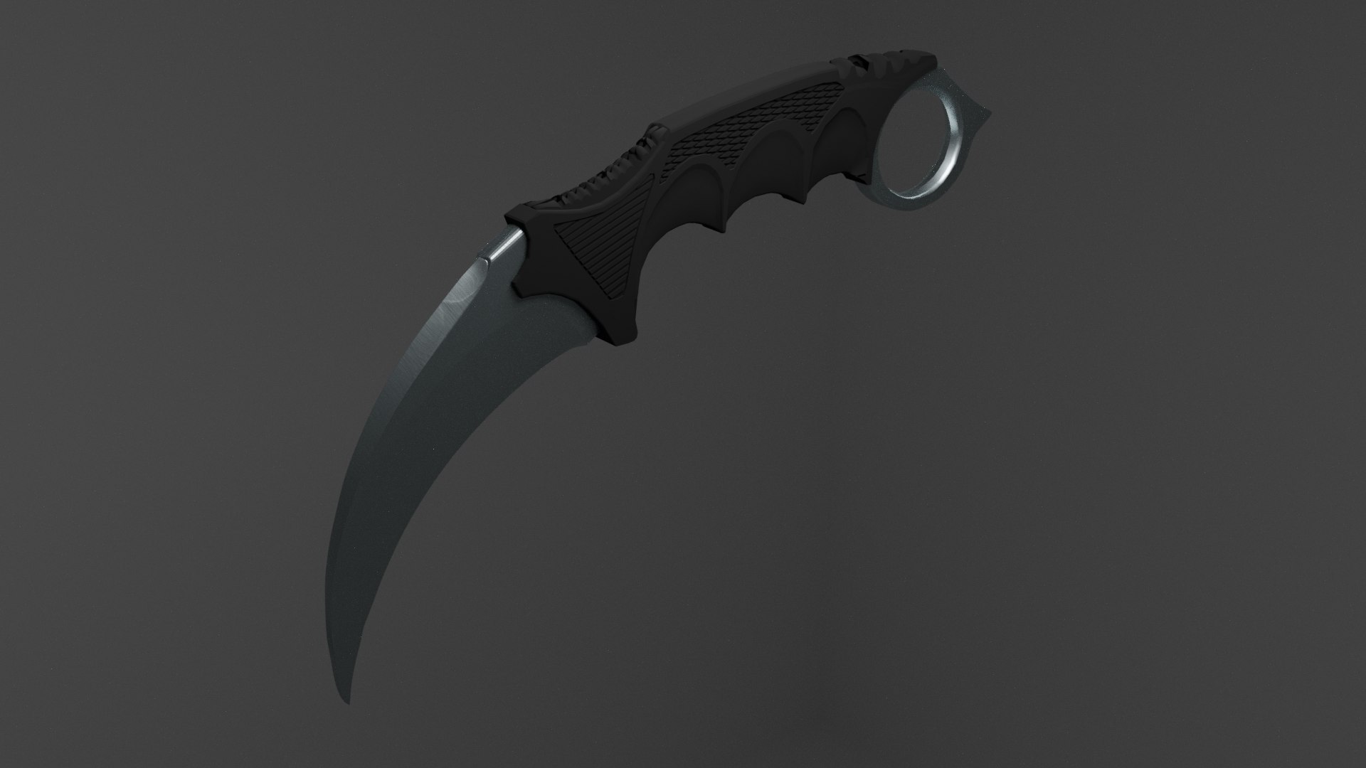 3D karambit knife model - TurboSquid 1711630