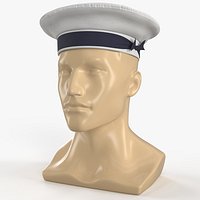 Naval Sailor Hat on Mannequin Head
