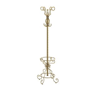 3d 3ds coat stand golden