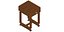 Antique Timber small side Table Carpentered Craft Malaysia