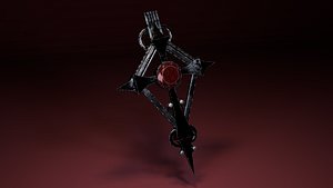 Gothic Cross 3D model