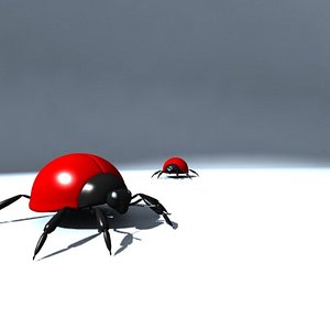3dsmax ladybug bug